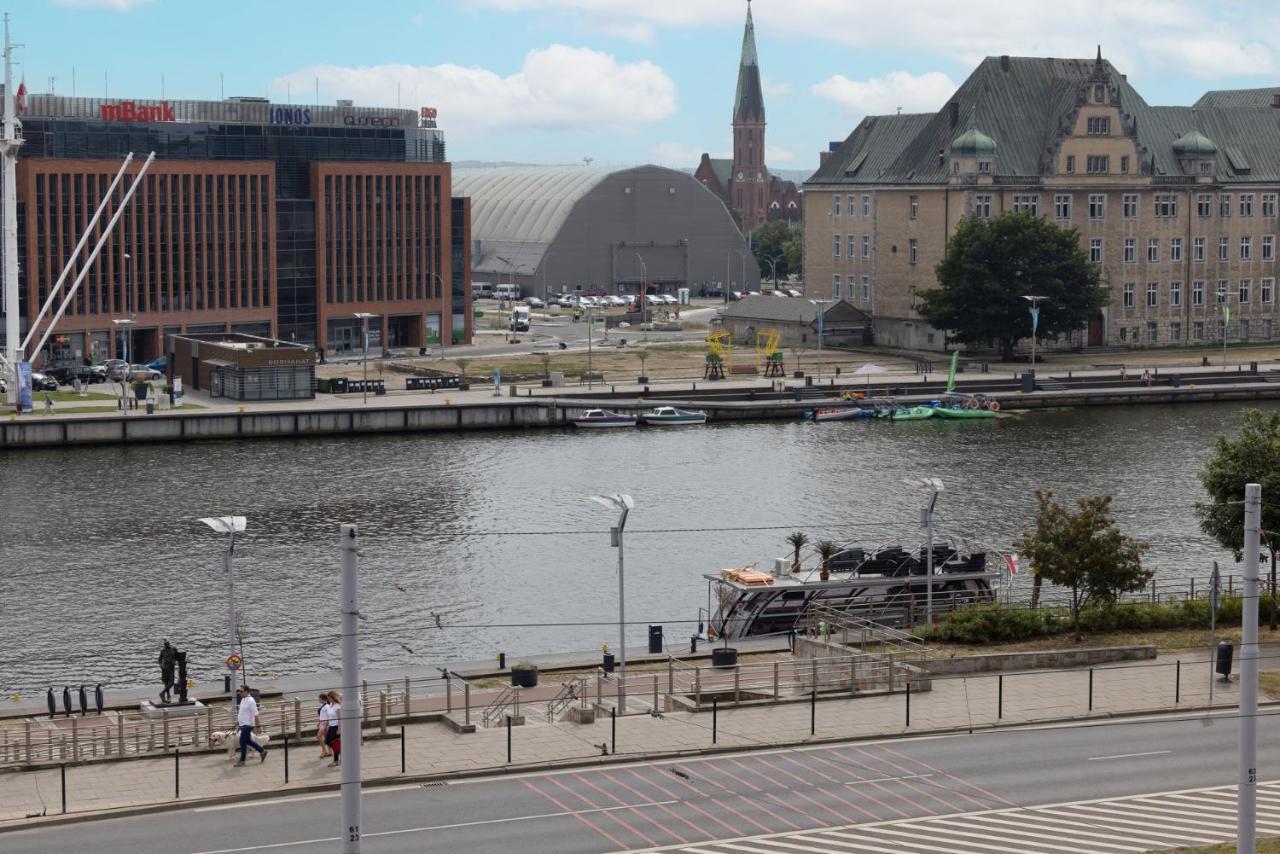 Wielka Odrzanska 317- Riverview Szczecin Exteriör bild